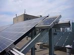 Ogniwo referencyjne systemu fotowoltaicznego zainstalowanego na dachu - Politechnika Warszawska, budynek Inżynierii Środowiska
